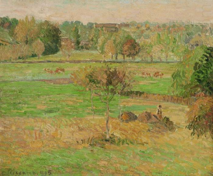 Autumn in Eragny, Camille Pissarro